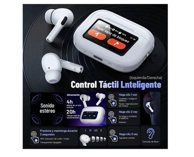 Foto 2 | Smart Pantalla Audífonos Xtellar Bluetooth 5.4 Anc Auriculares
