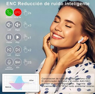 Foto 2 | Xtellar Premium Audífonos Inalámbricos Bluetooth 5.3 Efecto Sonido Hifi Hd Emparejamiento Universal