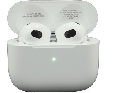 Foto 1 | Audífonos Inalámbricos Q-touch Air Buds Pro Qt-012-p4 | Carga Inalámbrica Manos Libres Y Sonido Premium – Blancos