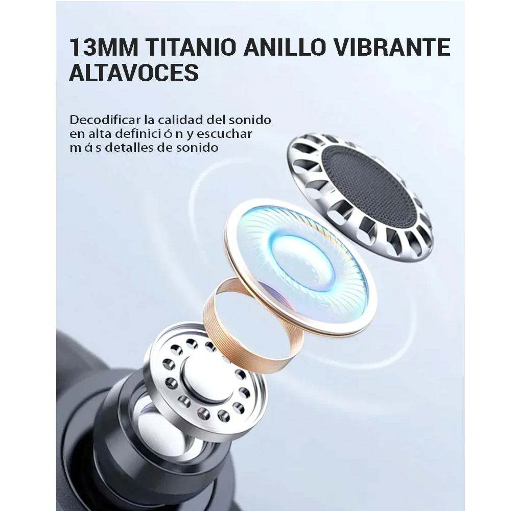 Foto 5 pulgar | ''smart Pantalla Audífonos Bluetooth 5.4 Anc Auriculares App Blanco ''