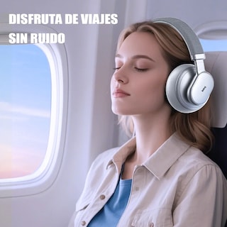 Foto 2 | Audífonos Bluetooth 5.3 Inalámbricos Diadema Gris
