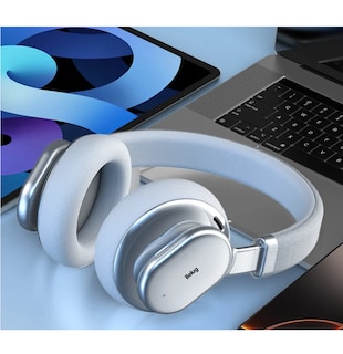 Foto 3 | Audífonos Bluetooth 5.3 Inalámbricos Diadema Gris