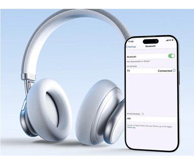 Foto 4 | Audífonos Bluetooth 5.3 Inalámbricos Diadema Gris