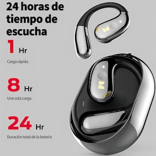Foto 4 | Audifonos Inalambricos Bluetooth Gamer Con Micrófono Hd Integrado Auriculares Earbuds Negros