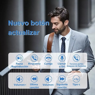 Foto 4 | Auriculares Inalámbricos Bluetooth Audífonos Reduc-ruido