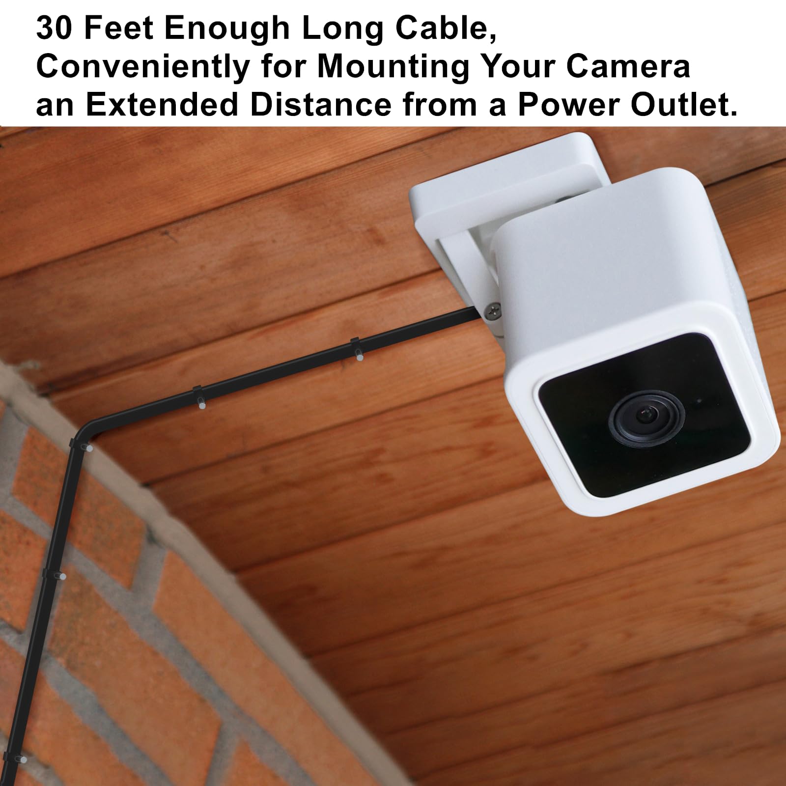 Foto 6 | Cable De Extensión De Alimentación  Paquete De 2 Unidades  9 M  Compatible Con Wyze Cam - Venta Internacional.