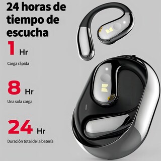 Foto 2 | Audifonos Inalambricos Bluetooth Gamer Con Micrófono Hd Integrado Auriculares Earbuds Negros
