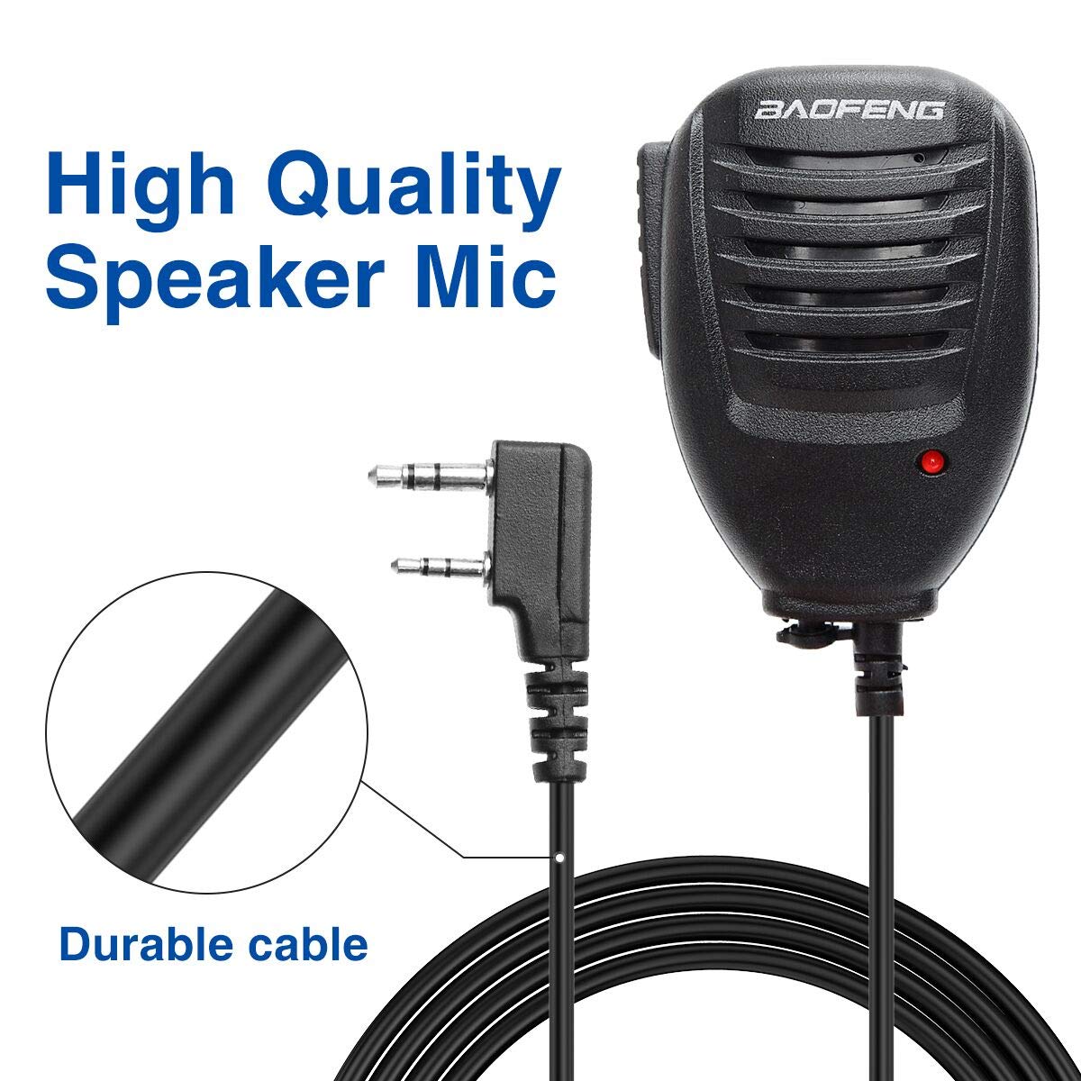 Foto 7 pulgar | Micrófono Con Altavoz Baofeng Para Radioaficionado Baofeng Uv-5r - Venta Internacional.