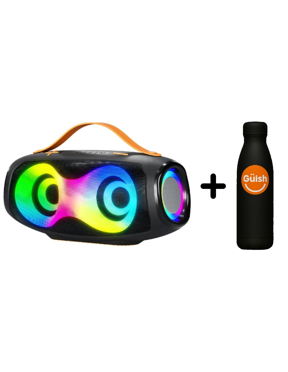 Bocina Bluetooth + Gratis Termo Güish De Regalo