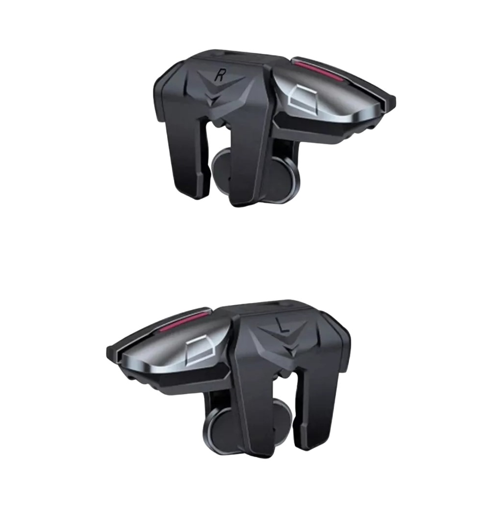 Foto 5 pulgar | Gatillos Celular Sarafox con 4 Botones + Dedales Gamer Negro