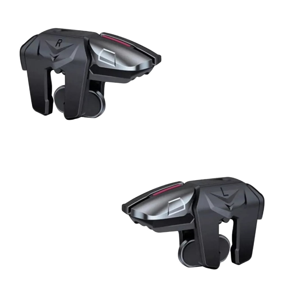 Foto 6 pulgar | Gatillos Celular Sarafox con 4 Botones + Dedales Gamer Negro
