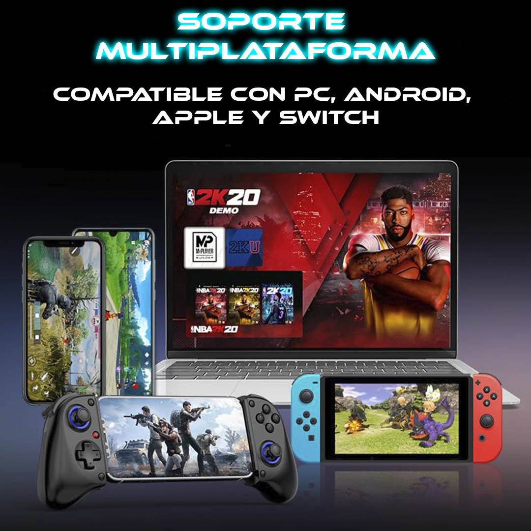 Foto 6 | Control Gamepad para Celulares Bluetooth Blanco 9sp-d11