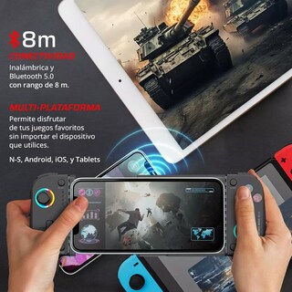 Foto 3 | Gamepad para Móvil Balam Rush Kontrol Move G626 RGB Inalámbrico Android iOS Negro