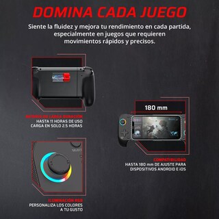 Foto 4 | Gamepad para Móvil Balam Rush Kontrol Move G626 RGB Inalámbrico Android iOS Negro