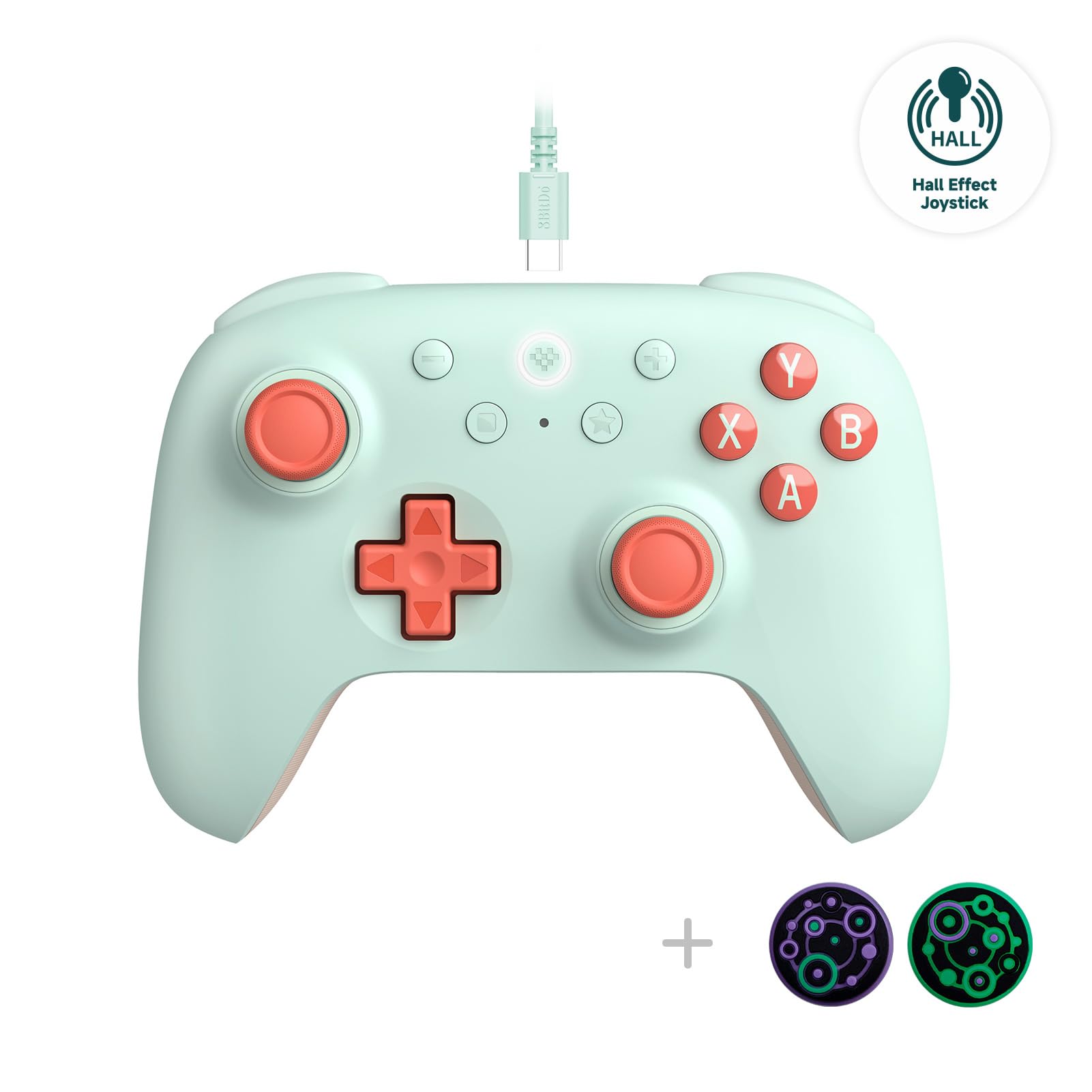 Foto 2 pulgar | Controlador con Cable 8bitdo Ultimate 2c Hall Effect para PC y Android - Venta Internacional