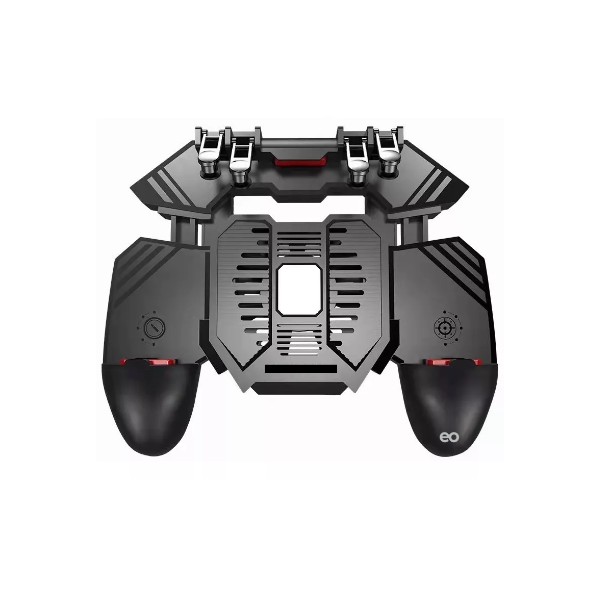 Foto 1 | Gamepad 4 Gatillos Ventilador Recargable Control Celular Eo Safe Imports Esi-3830-1 Negro