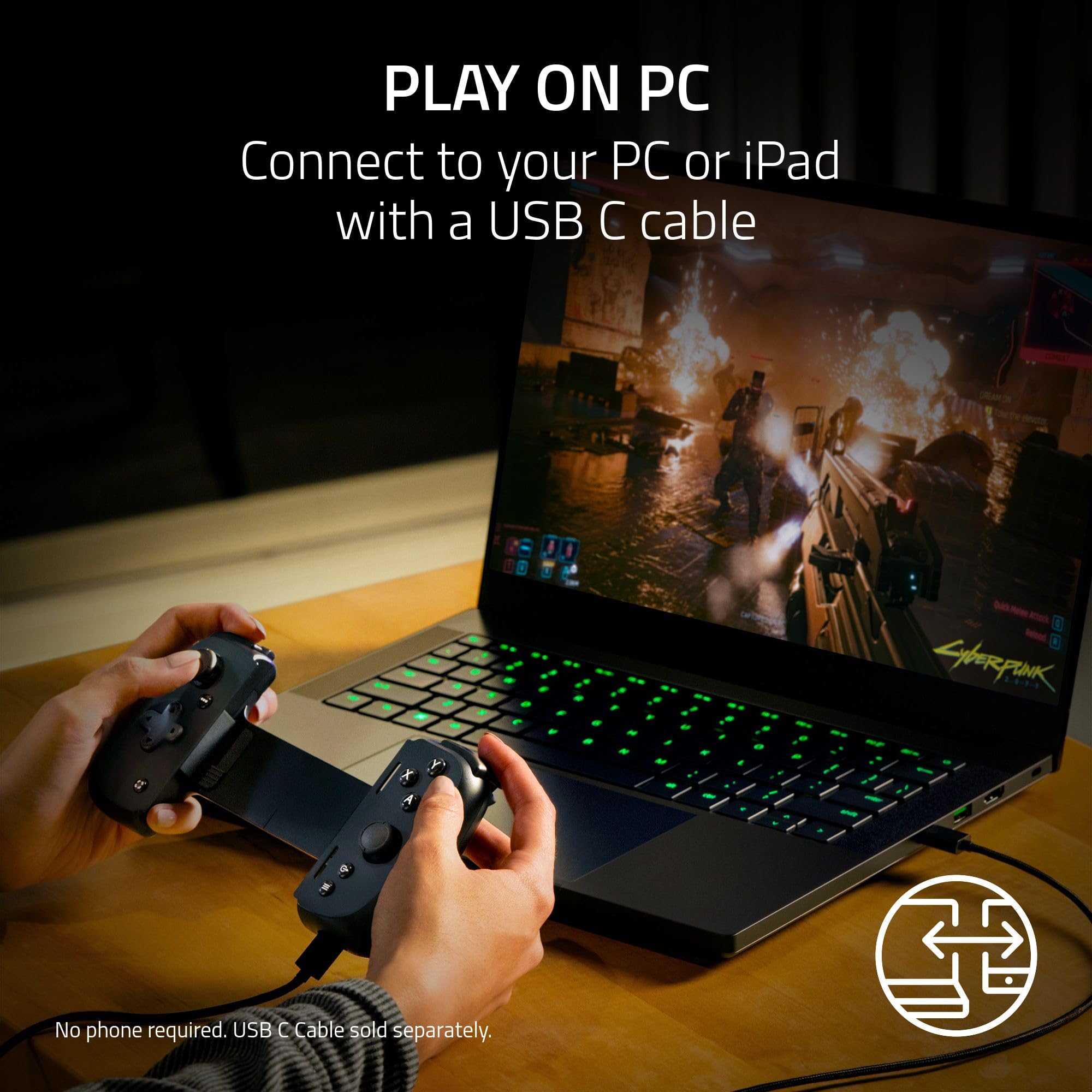 Foto 6 | Controlador de Juegos Razer Kishi V2 para Android y iPhone 15 - Venta Internacional
