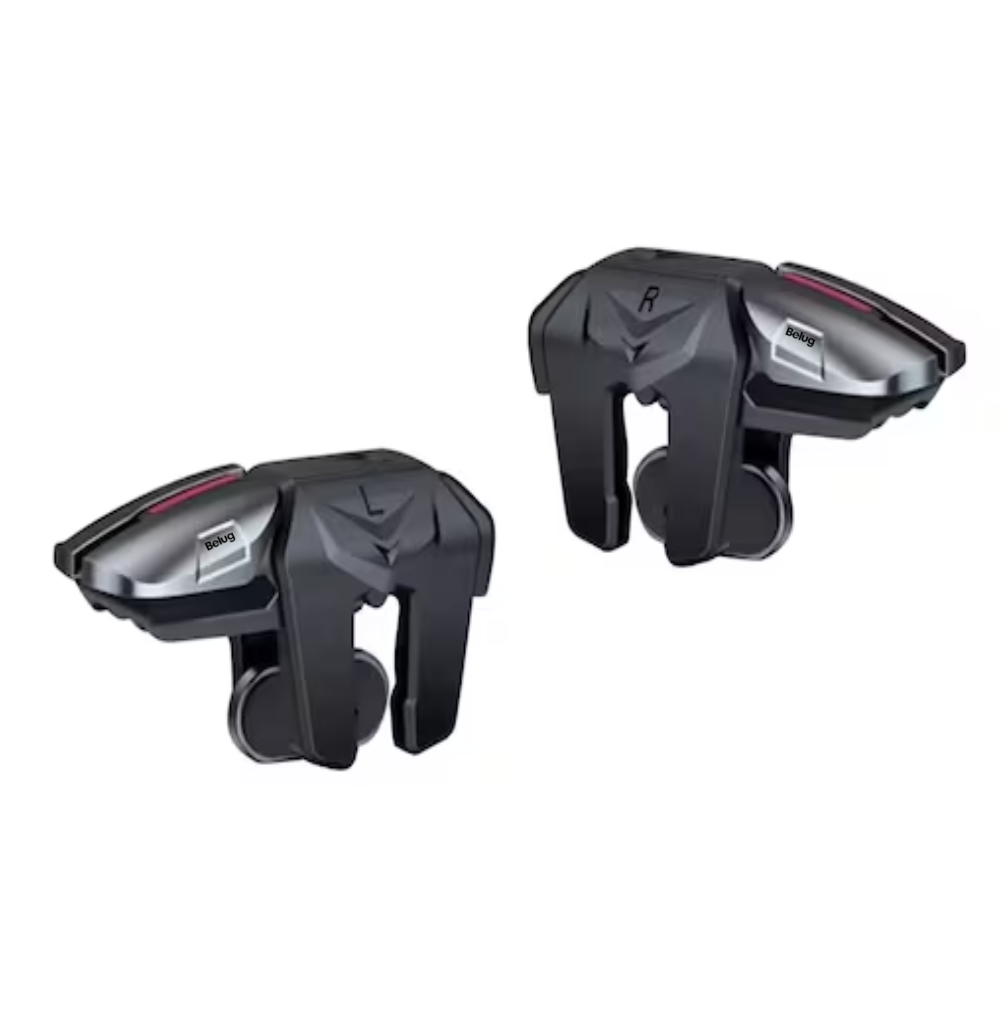 Foto 2 pulgar | Gatillos Celular Belug Con 4 Botones + Dedales Gamer Negro
