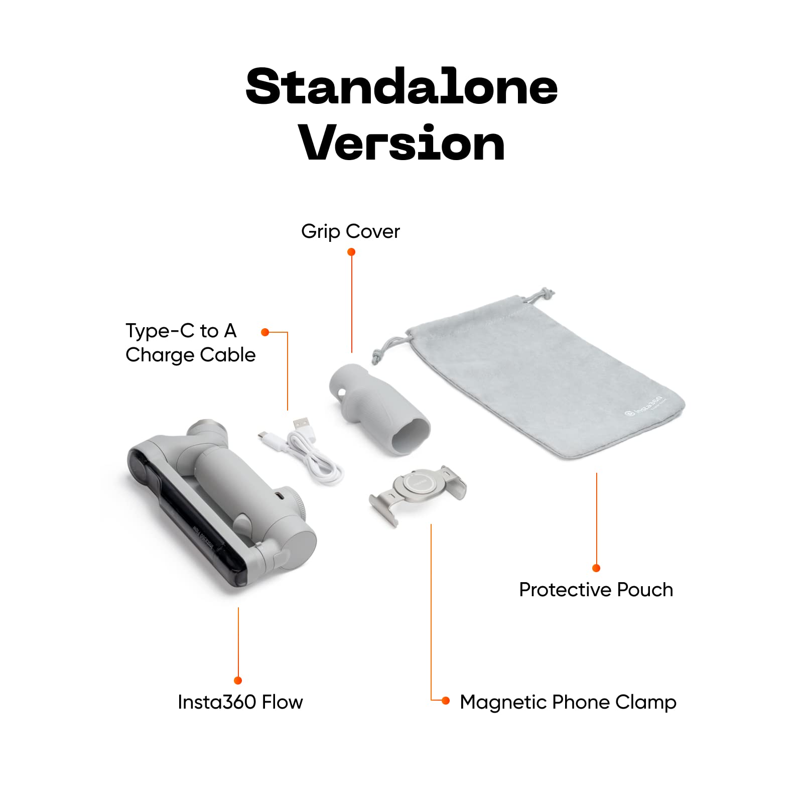 Foto 7 pulgar | Estabilizador De Cardán Insta360 Flow Para Smartphone Stone Grey - Venta Internacional.