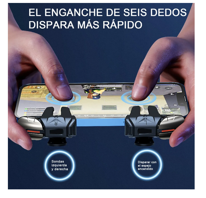 Foto 4 | Gatillos Xtellar Para Celular Dedales Gamer Dedos Gamer 42 Pieze