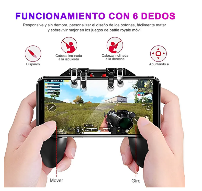 Foto 3 pulgar | Gamepad Xtellar Con Ventilador De Refrigeración Viene Con 4 Gatillos