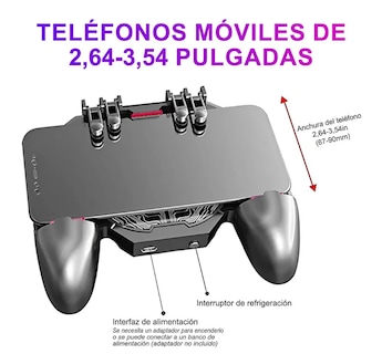 Foto 3 | Gamepad Xtellar Con Ventilador De Refrigeración Viene Con 4 Gatillos