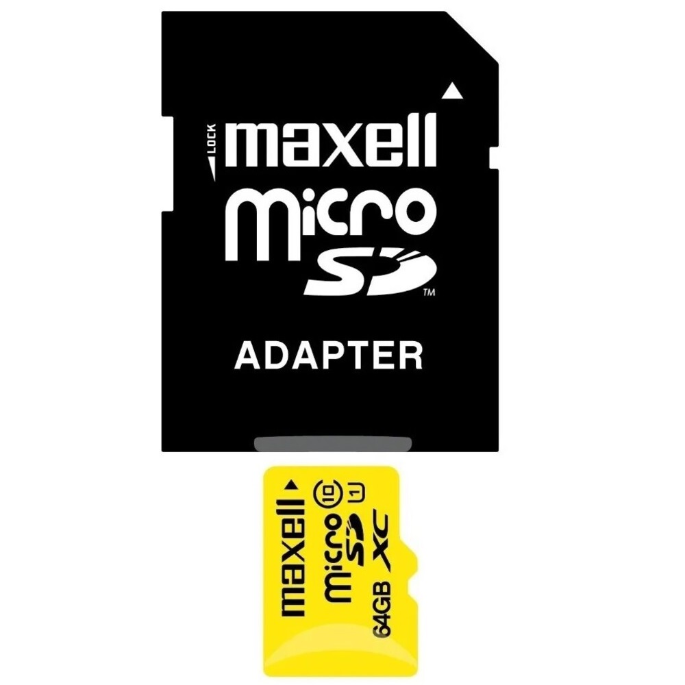 Foto 3 pulgar | Micro SD Maxell de 64gb Tarjeta de Memoria con Adaptador SD Clase 10 346307