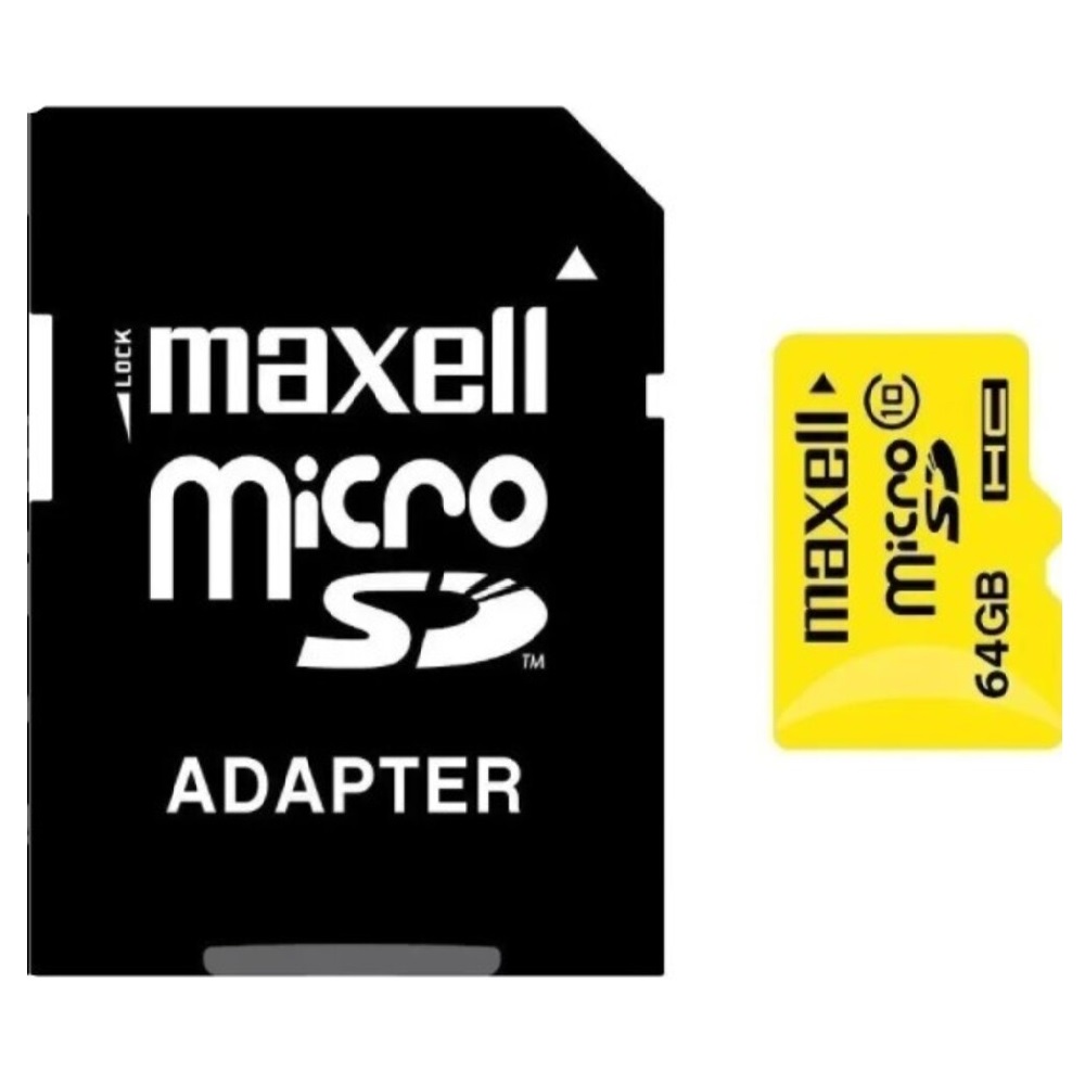 Foto 4 pulgar | Micro SD Maxell de 64gb Tarjeta de Memoria con Adaptador SD Clase 10 346307