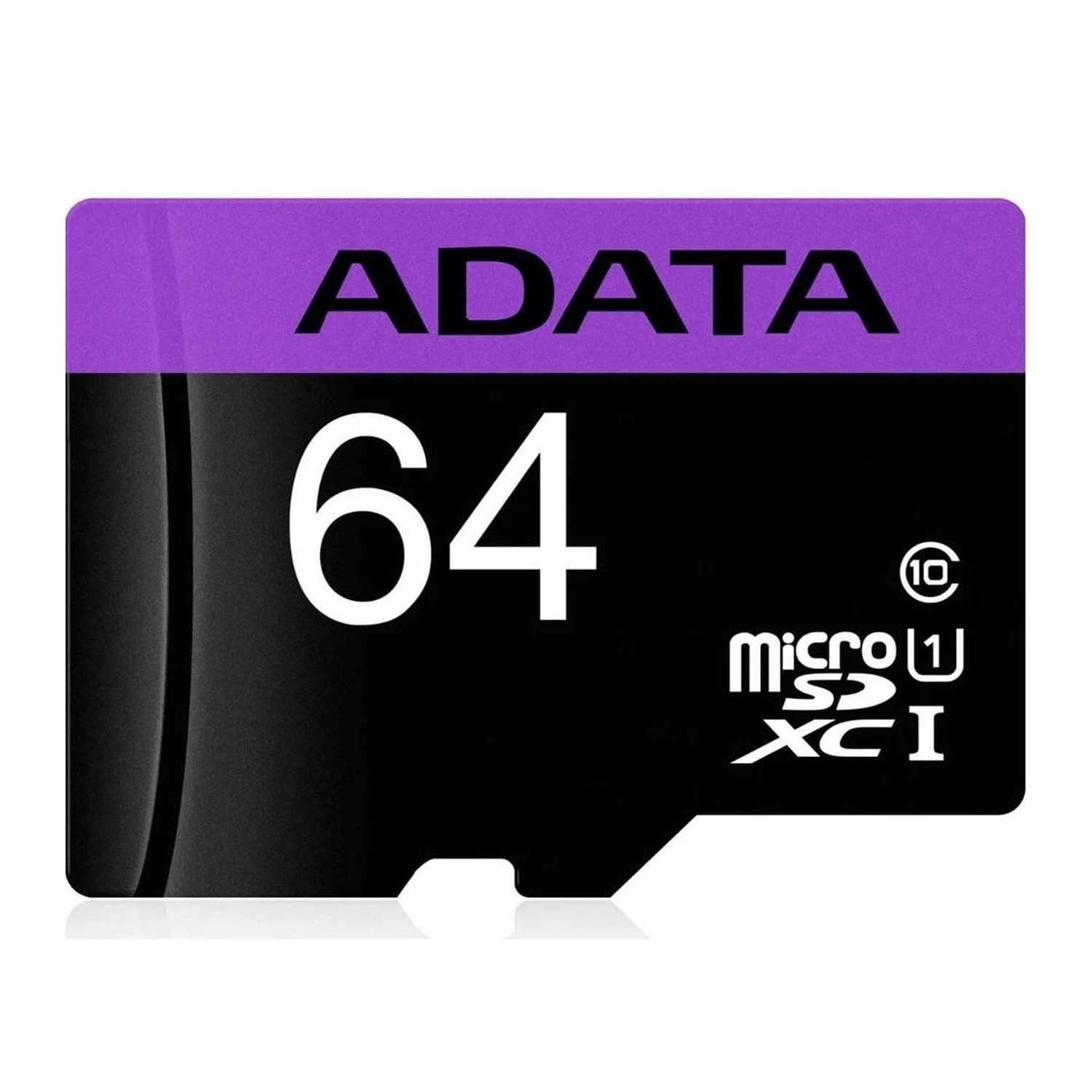 Foto 2 pulgar | Memoria Micro Sd 64gb Adata Clase 10 Video Full Hd Ausdx64guicl10-ra1