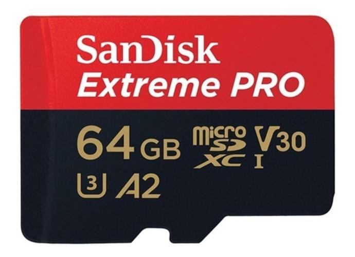 Foto 2 pulgar | Tarjeta Memoria Sandisk Sdsqxcy-064g-gn6ma color Negro Extreme Pro de 64gb