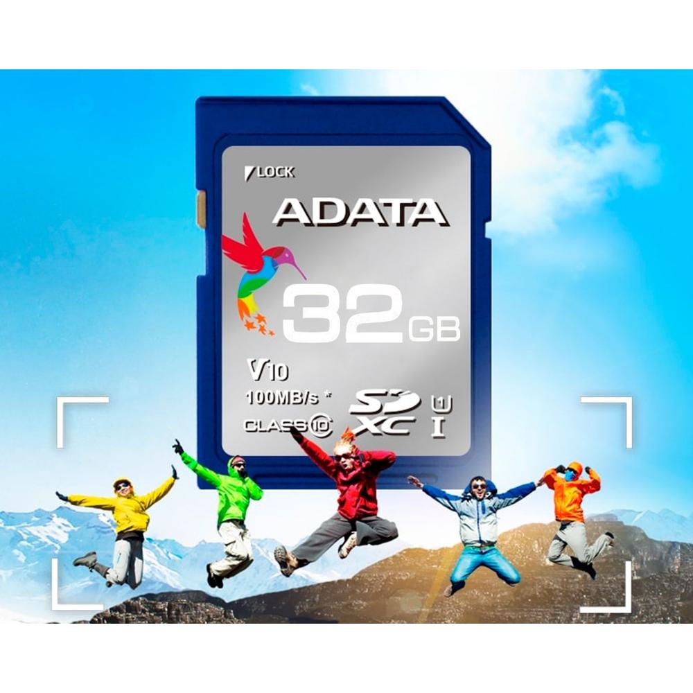 Foto 3 pulgar | Memoria Sd 32gb Adata Clase 10 Video Full Hd Asdh32guicl10-r