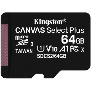 Foto 3 | Memoria Micro Sd 64gb Kingston Canvas Select Plus Clase 10 A1 Video Full Hd V10 Sdcs2/64gb