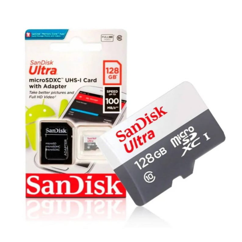 Foto 2 pulgar | Tarjeta De Memoria Sandisk Microsd 128gb 100mbps Class 10 Pro - Venta Internacional.