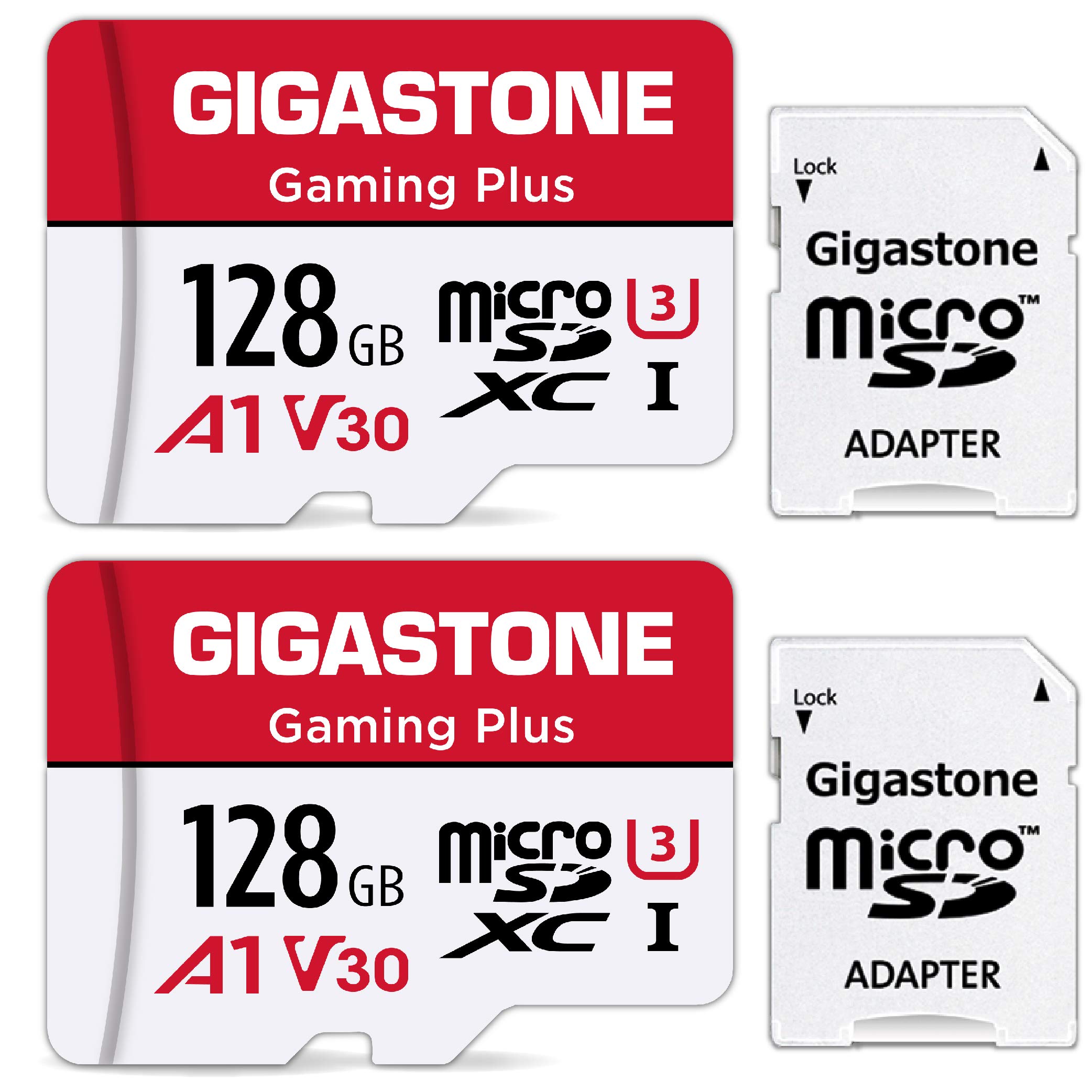 Foto 2 pulgar | Tarjeta Micro SD Gigastone Gaming Plus De 128 Gb Paquete De 2 Con Adaptador - Venta Internacional