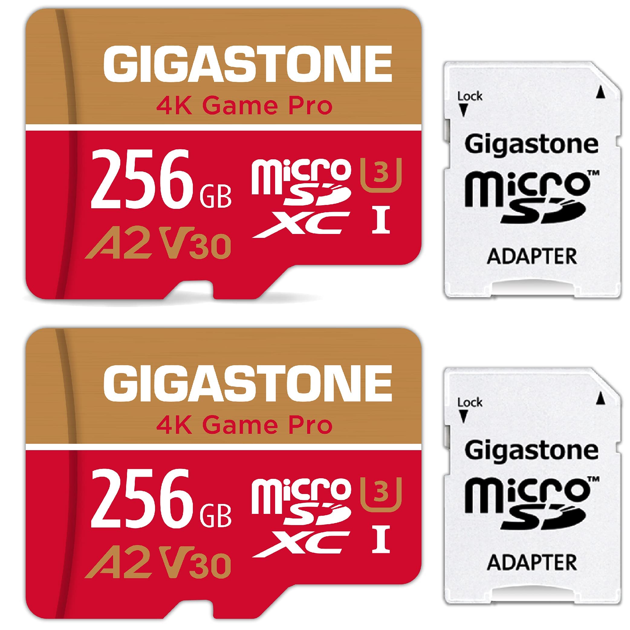 Foto 2 pulgar | Tarjeta Micro Sd Gigastone De 256 Gb Para Nintendo-switch, Paquete De 2 - Venta Internacional