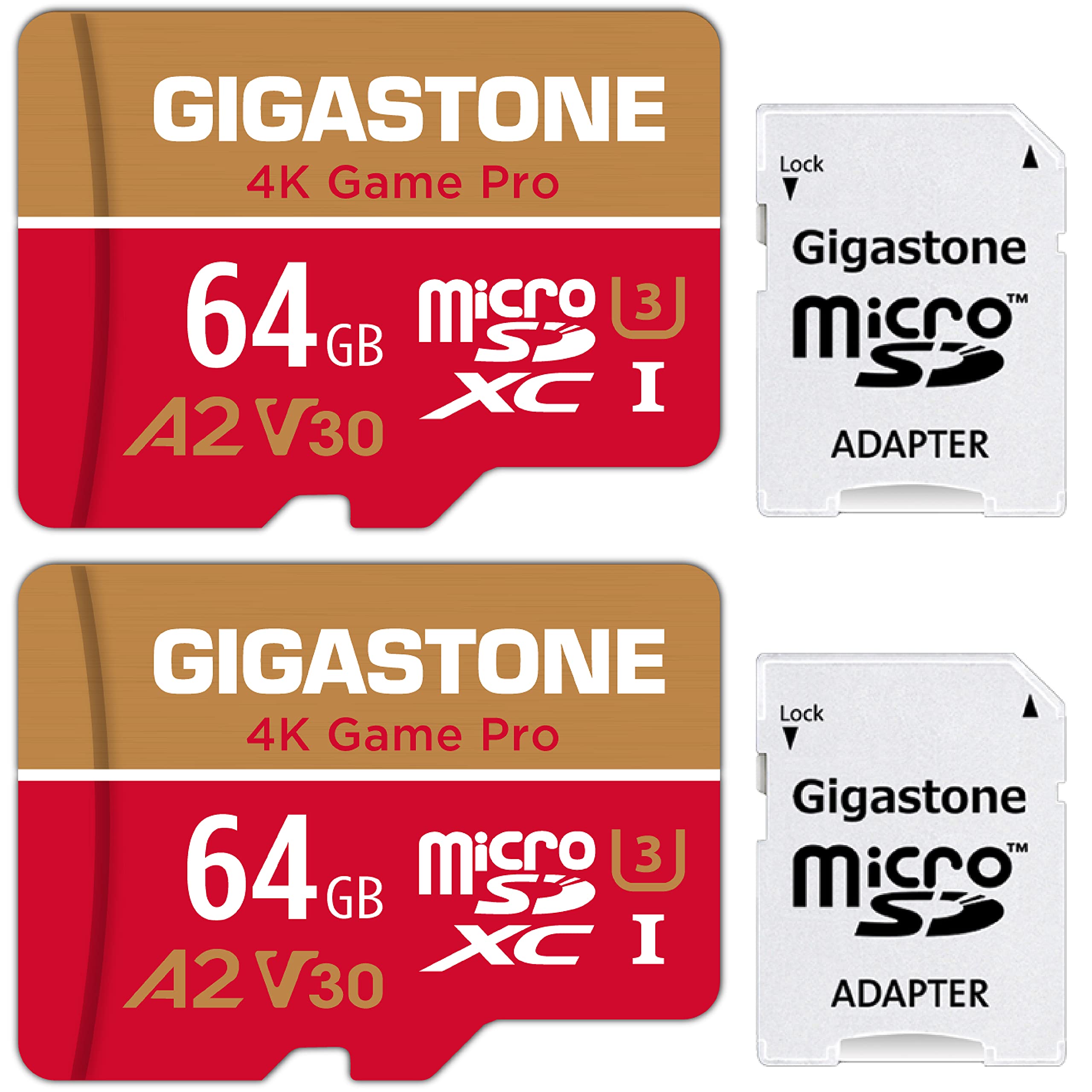 Foto 2 pulgar | Tarjeta Micro Sd Gigastone De 64 Gb, Paquete De 2 Unidades Para Nintendo-switch - Venta Internacional