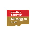 Tarjeta de Memoria SanDisk de 128 GB Extreme MicroSDXC con Adaptador - Venta Internacional