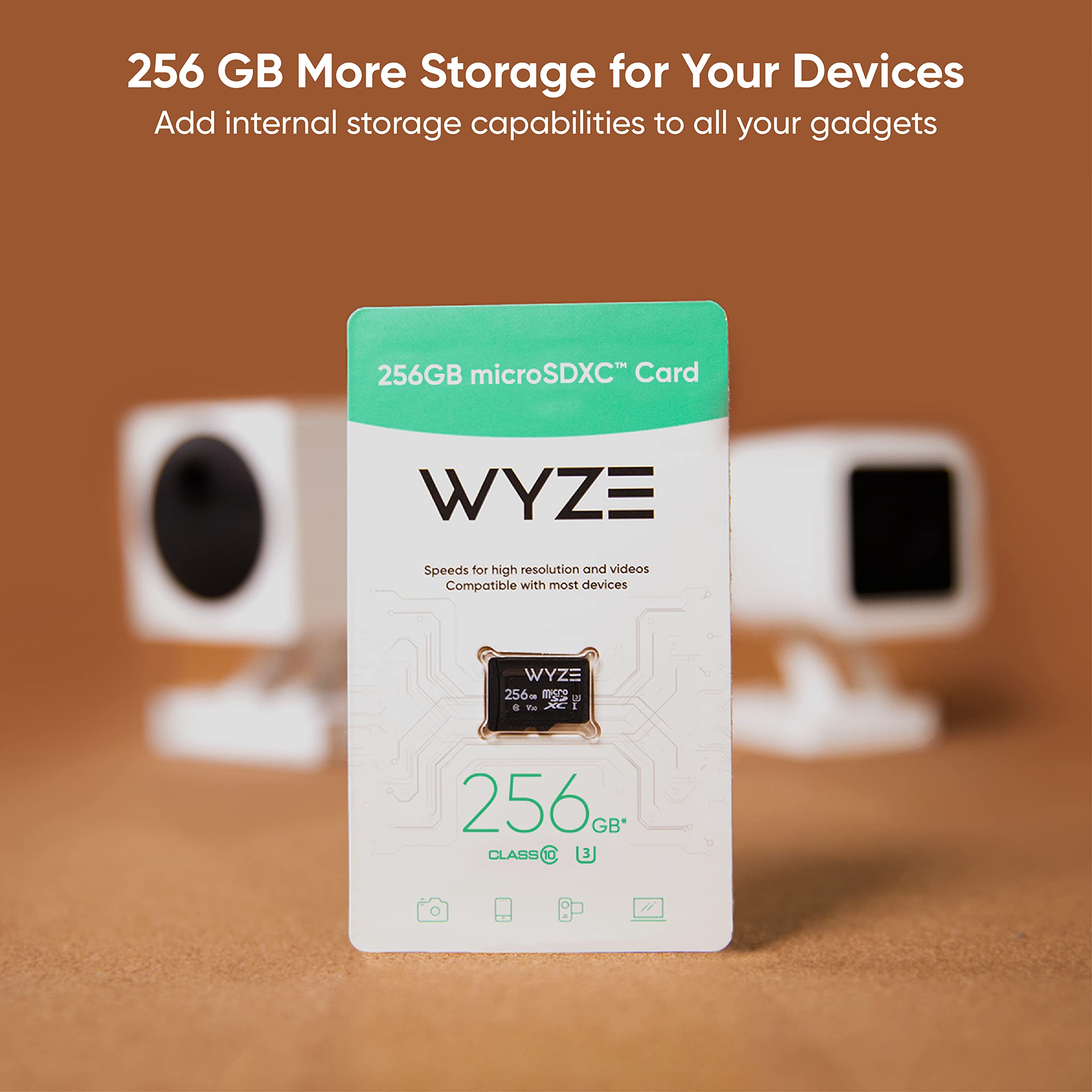 Foto 2 | Tarjeta MicroSDXC Wyze de 256 GB Clase 10 UHS-3 Almacenamiento Ampliable - Venta Internacional