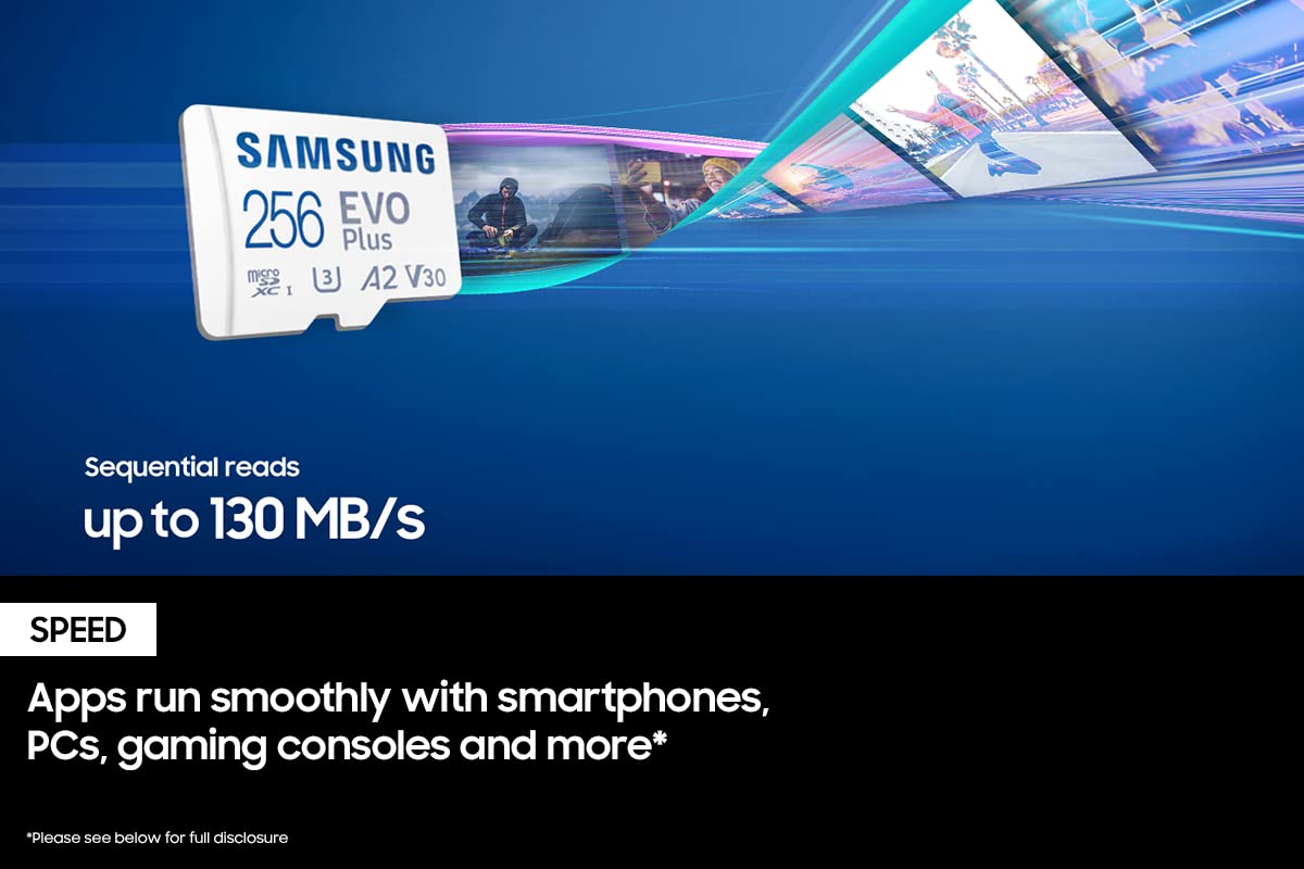 Foto 7 pulgar | Tarjeta de Memoria Samsung Evo Plus 256 Gb Micro Sdxc con Adaptador Sd - Venta Internacional