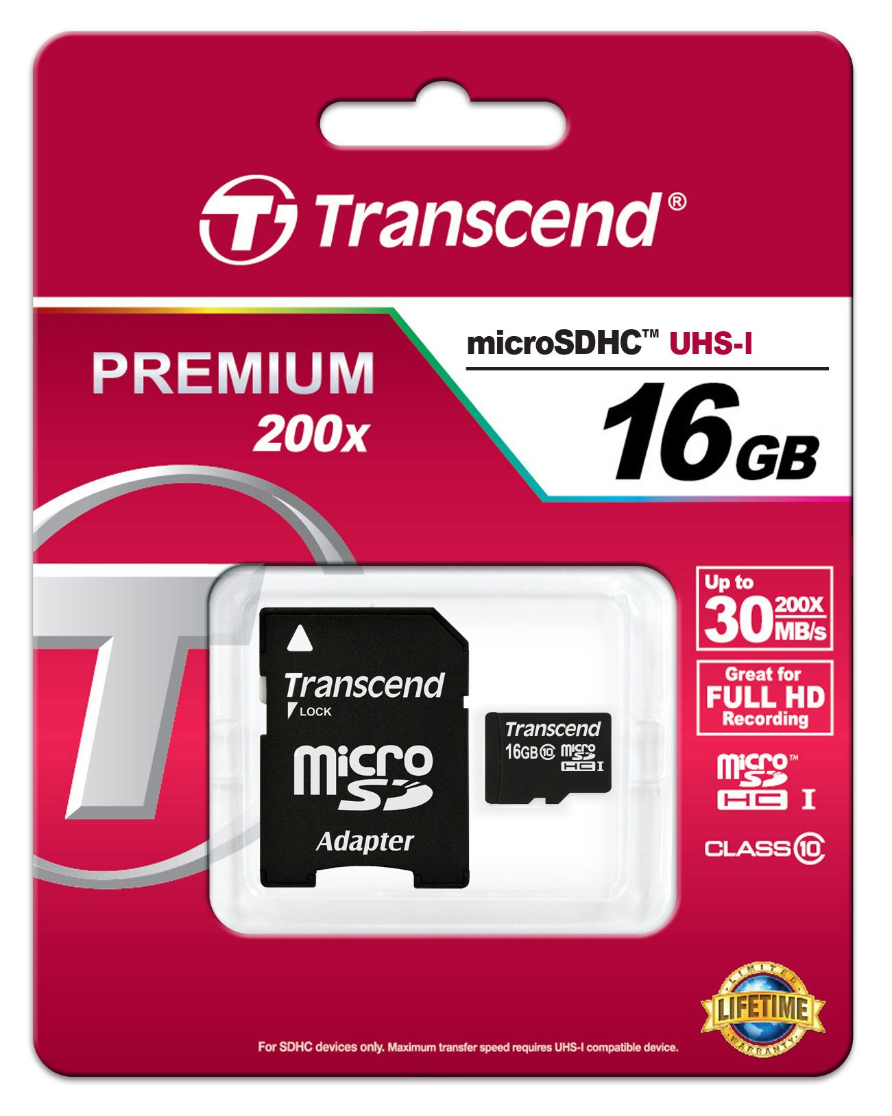 Foto 4 pulgar | Tarjeta De Memoria Transcend Ts16gusdhc10 16gb Microsdhc Class 10 - Venta Internacional.