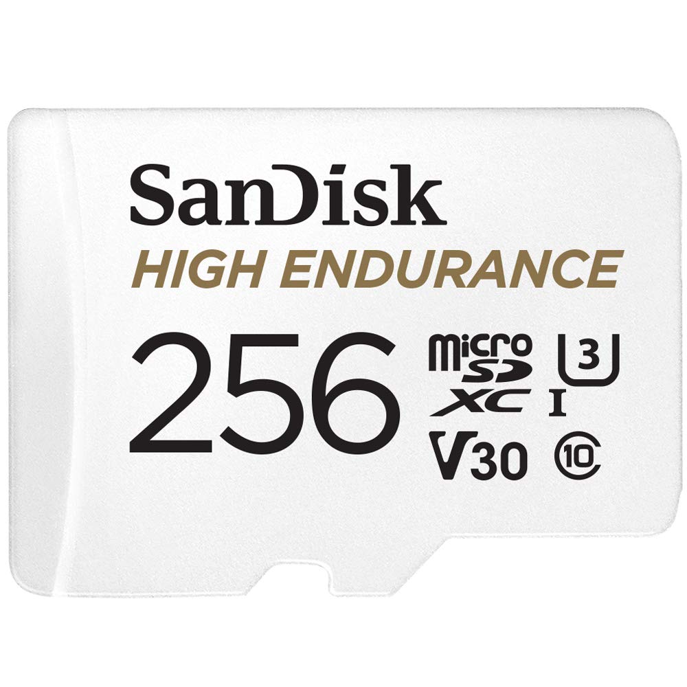 Tarjeta Microsdxc Sandisk High Endurance Video De 256 Gb Con Adaptador - Venta Internacional.