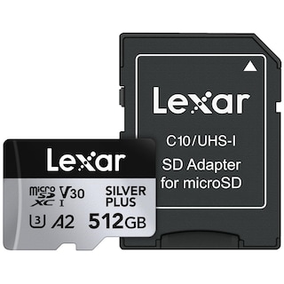 Foto 1 | Tarjeta De Memoria Lexar 512gb Professional Silver Plus Microsdxc - Venta Internacional.
