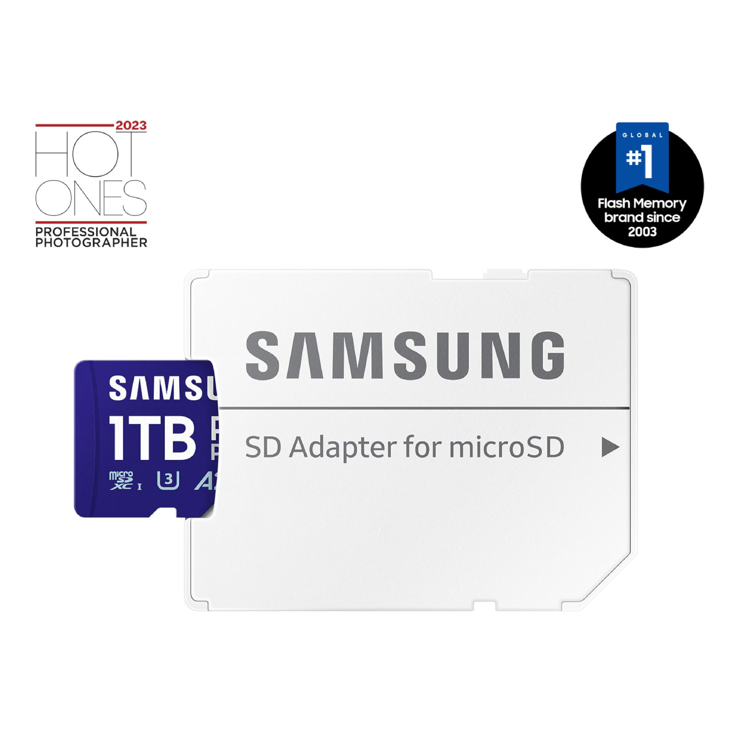 Foto 3 pulgar | Tarjeta De Memoria Samsung Pro Plus Microsd 1tb Uhs-i V30 A2 - 2024 - Venta Internacional.