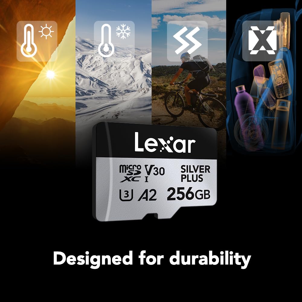 Foto 5 | Tarjeta De Memoria Lexar 256gb Professional Silver Plus Microsdxc - Venta Internacional.