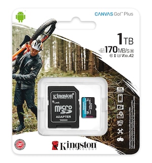 Foto 3 | Tarjeta Microsdxc Kingston Canvas Go Plus De 1 Tb Clase 10 Uhs-i - Venta Internacional.