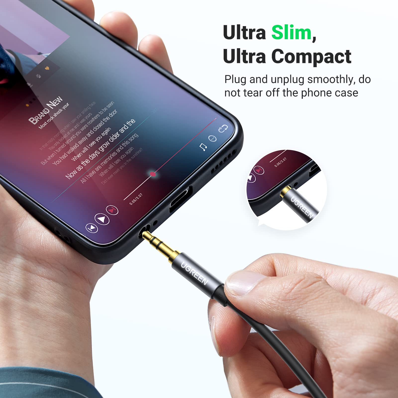 Foto 8 pulgar | Cable de Extensión para Auriculares Ugreen de 3.5 mm Macho a Hembra 5 m - Venta Internacional