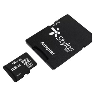Foto 2 | Tarjeta De Memoria Microsd Para Celular O Computadora 128gb Stylos Incluye Adaptador