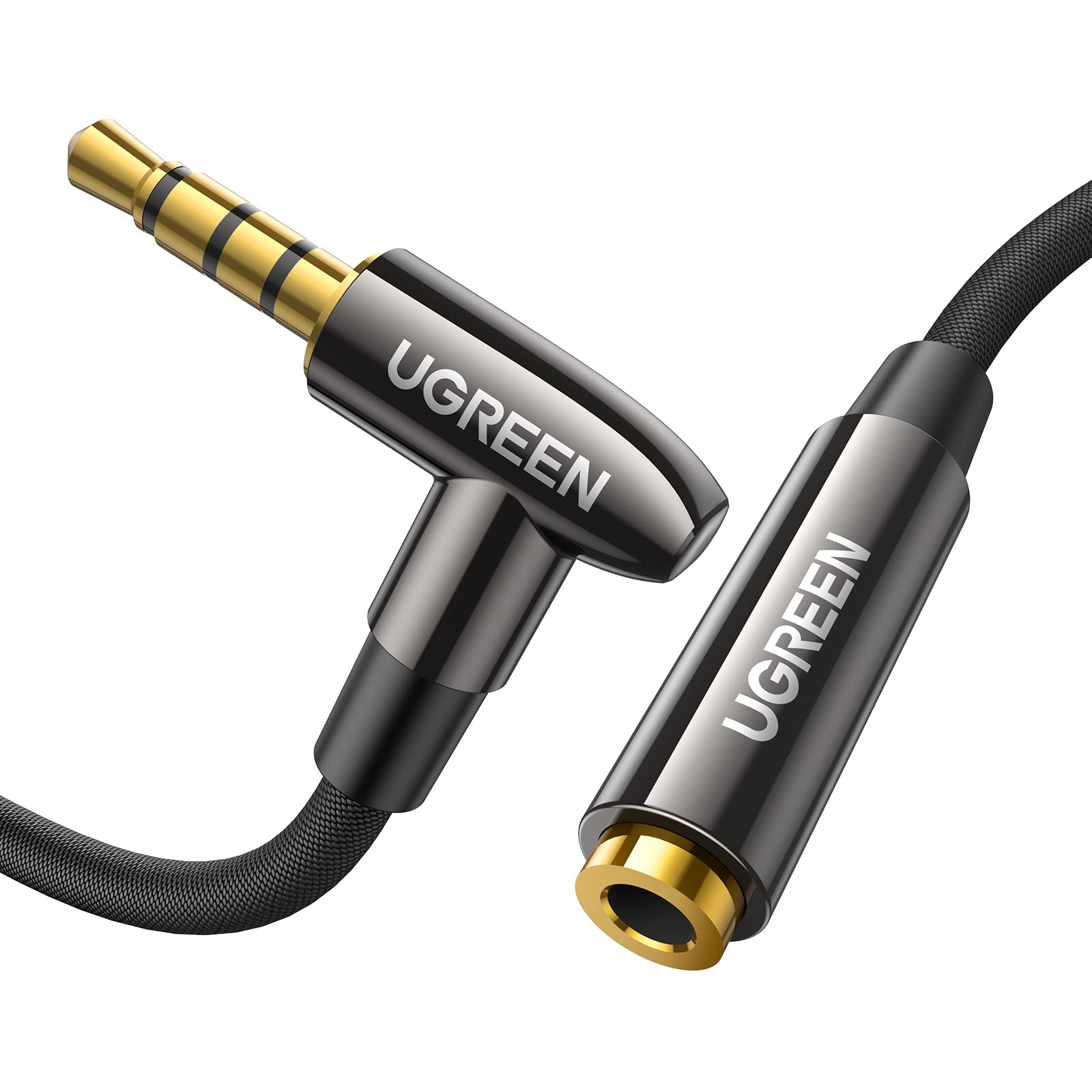 Cable De Extensión Para Auriculares Ugreen De 4 Polos, 3,5 Mm Y 5 M Con Micrófono - Venta Internacional.