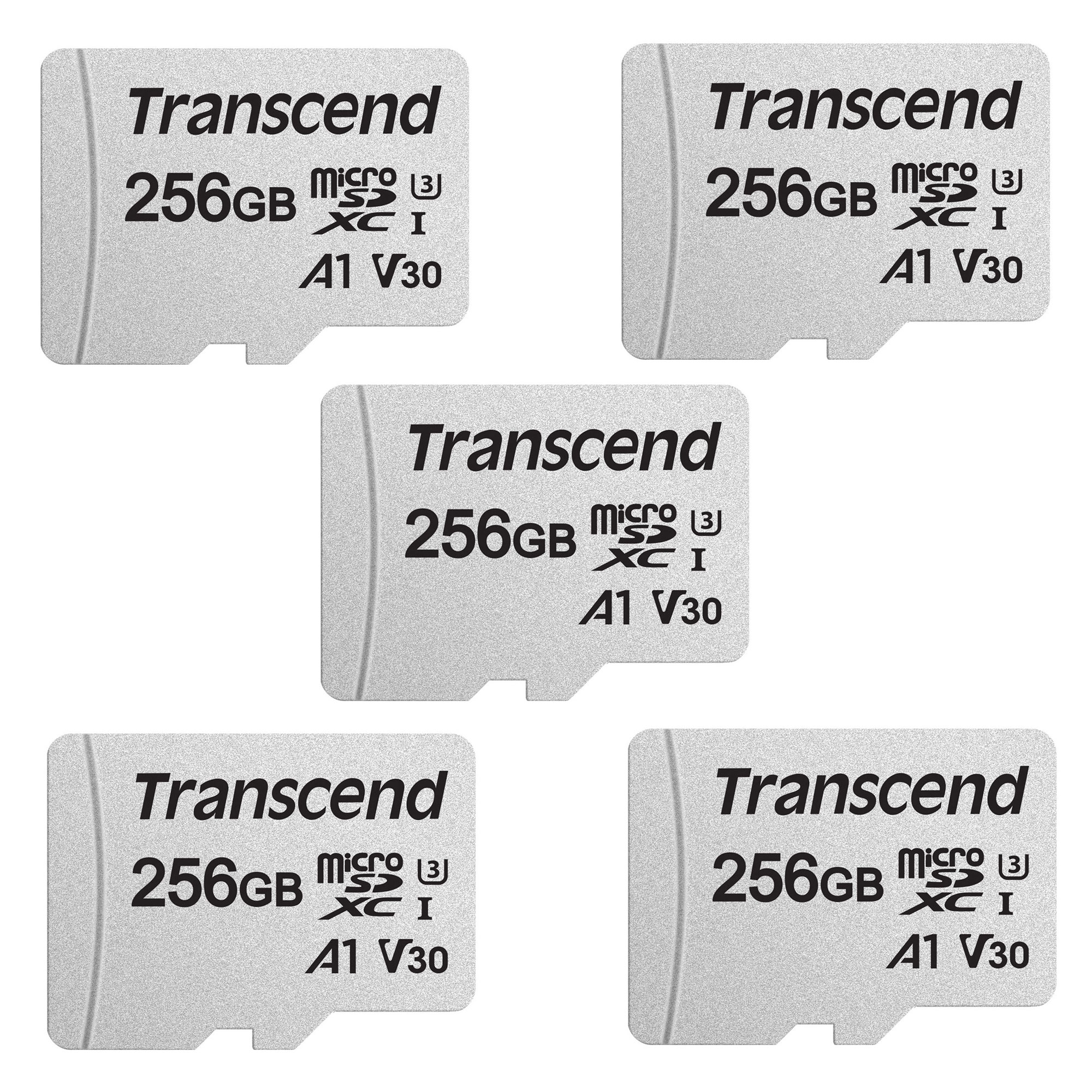 Tarjeta De Memoria Transcend 300s Microsdxc 256gb Con Adaptador Sd X5 - Venta Internacional.