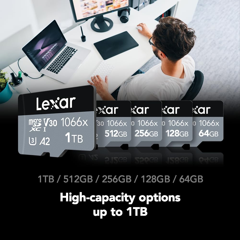 Foto 7 | Tarjeta Micro Sd Lexar Professional 256 Gb 1066x Uhs-i U3 V30 A2 - Venta Internacional.